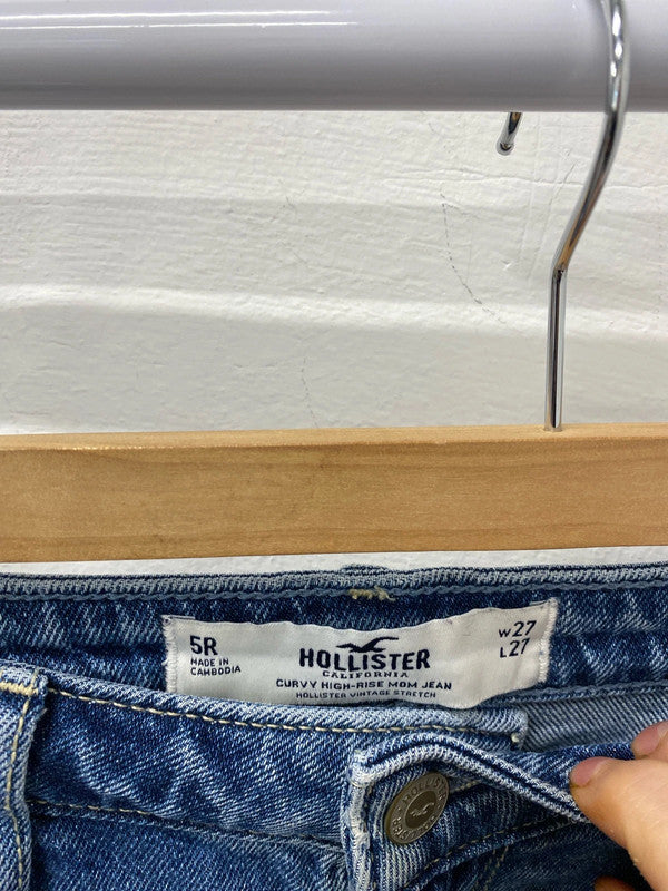 Fabulous Duo of Hollister jeans W27 UK6-8 curvy high rise #2 JH001