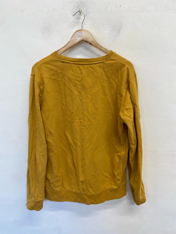 Lovely fatface mustard yellow jumper UK M DF002