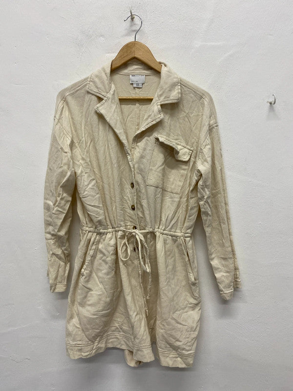 Fabulous asos Design cotton Playsuit boho vibes Uk12 KS002