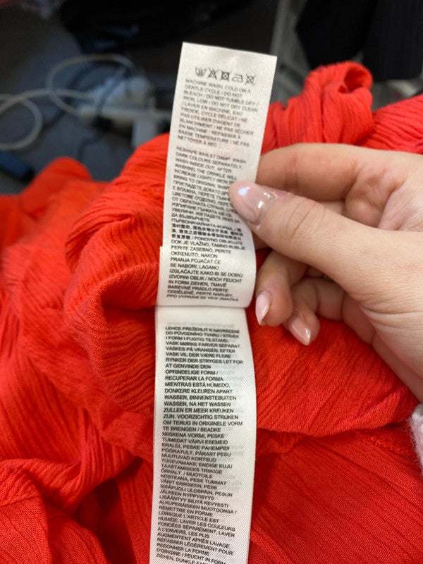 Lovely simply be coral lightweight wrap dress UK 24 NC001