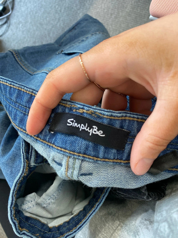 Fabulous woman’s duo uk 20 denim trousers SimplyBe YesYes #61 NC001