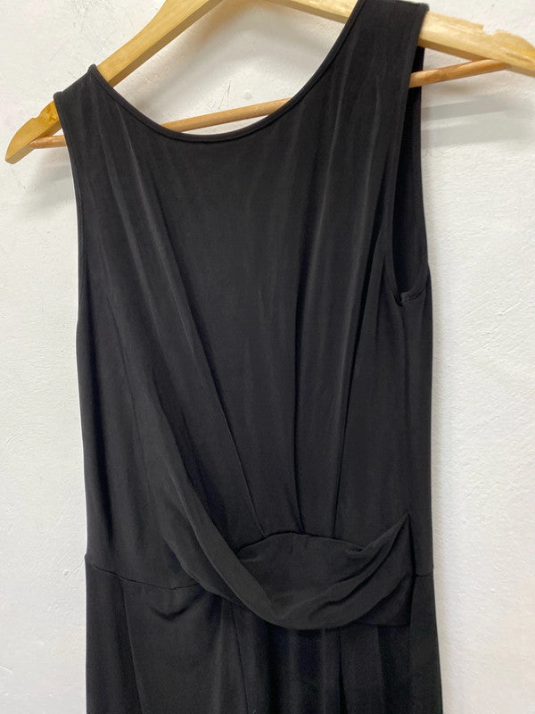 Fabulous Me & Thee black stretch heavy jumpsuit Uk10 LH002