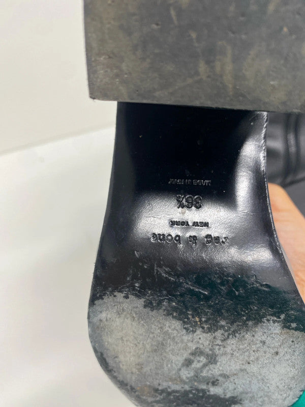 Amazing Rare Rag & Bone Fei classic black ankle boots UK3.5 SS002