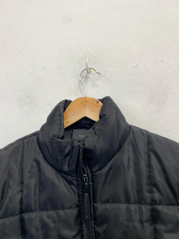 Lovely by design black puffer gilet UK s/m JB005