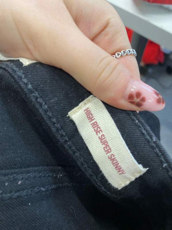 Lovely duo of Hollister jeans blue black skinny w27 jh001 #3