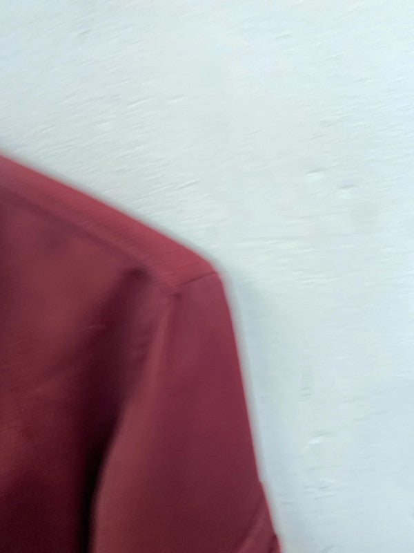 Zara Chic Burgundy Bomber Jacket Size M CJ001