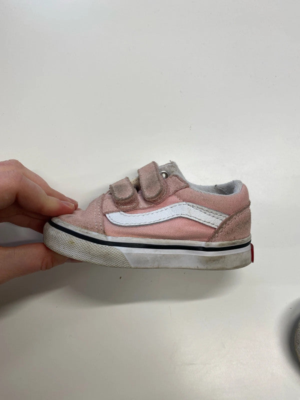 Vans Adorable Pastel Pink Trainers Girls 4 KM004