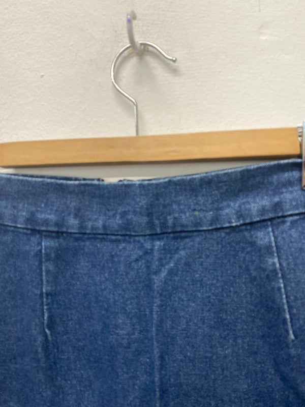 Fabulous Denim Co mini skirt Y2K UK6 MM005