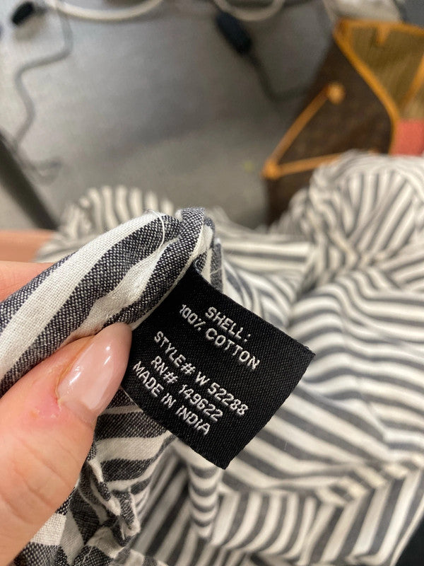 Stunning Walter baker striped pussy bow top UK M SS002