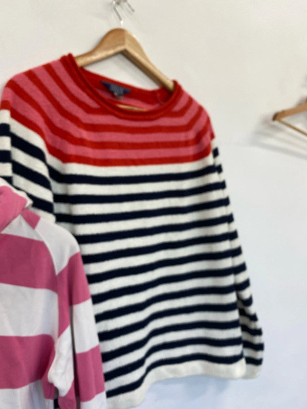 Fabulous ladies nautical summer jumper bundle crew clothing Joules Uk14 #6 KM005