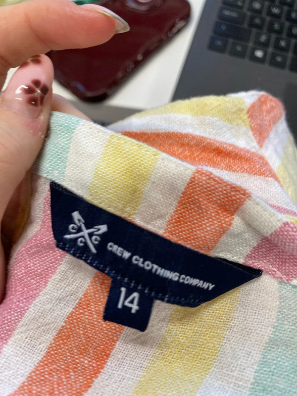 Stunning duo of stripy tops spring vibe next crew clothing company UK 14 KM005 #3