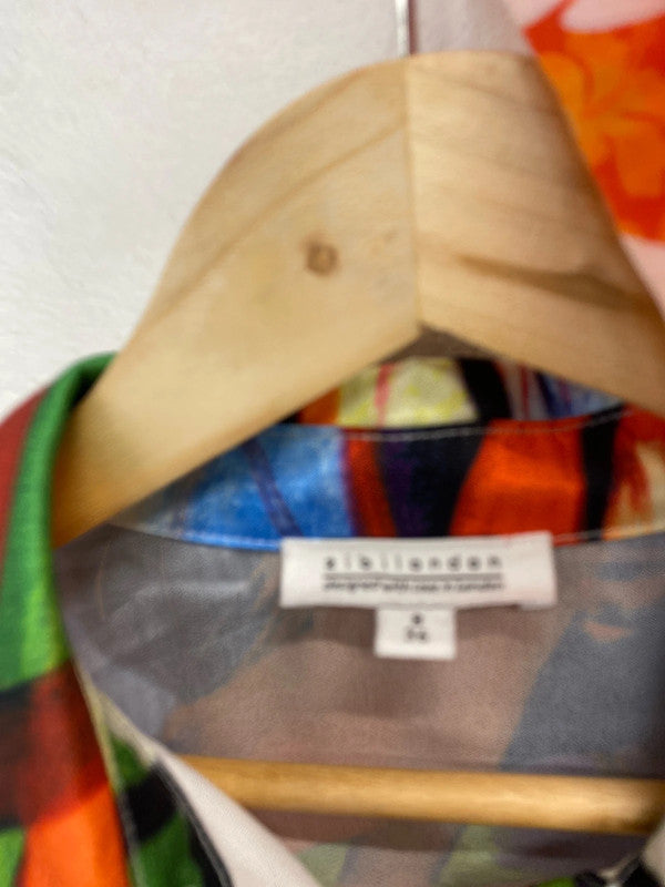 Lovely duo of funky shirts holiday essential zibilondon UK 8 GK002 #9