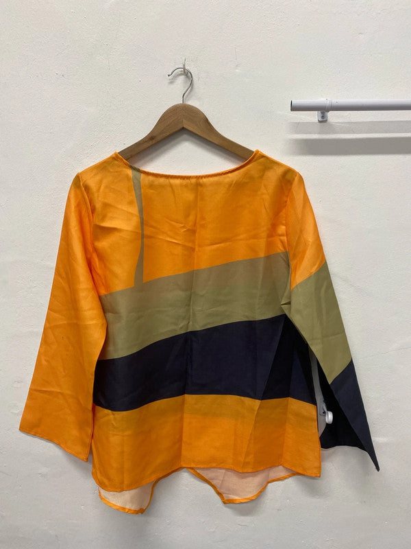 Fabulous tribal loose fit Bright blouse top UkXl 16-18 YM001