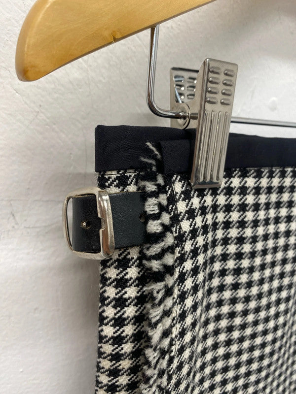 Shepherd plaid kilt boys monochrome black white 18” waist MD001