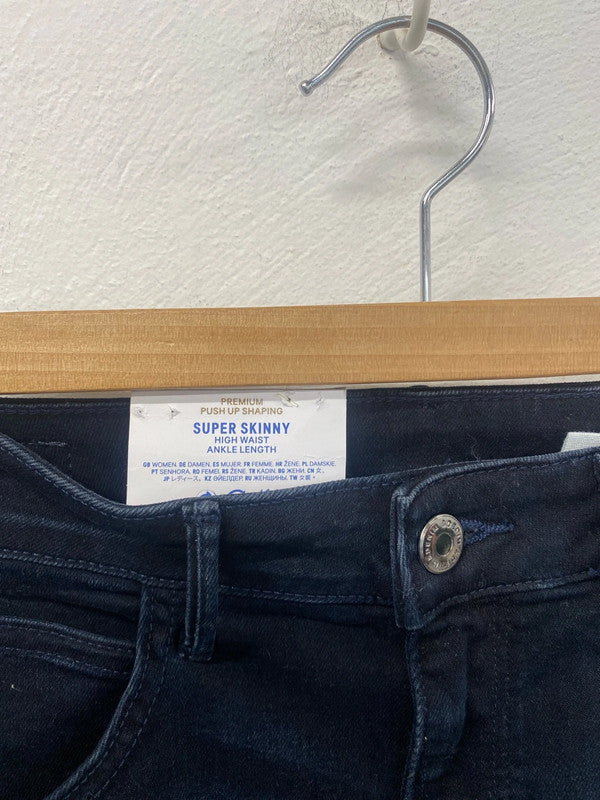 Classic super skinny indigo push up shaping jeans H&M 31” KM003