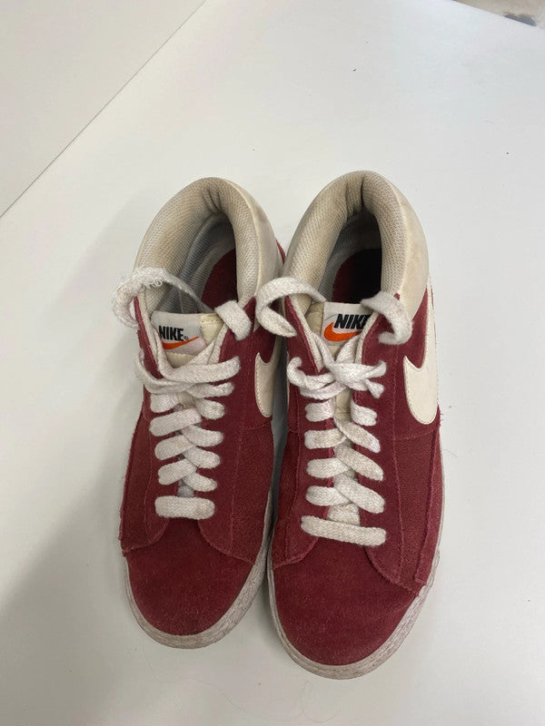 Fab Nike Blazer high top in Varsity red UK6.5 classics KD001