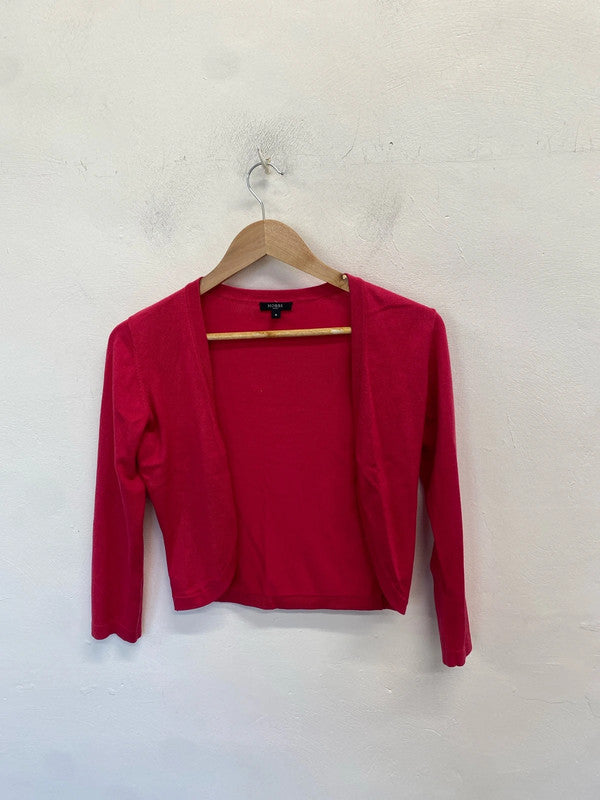 Lovely Hobbs pink pretty cardigan UK 8 WLH01