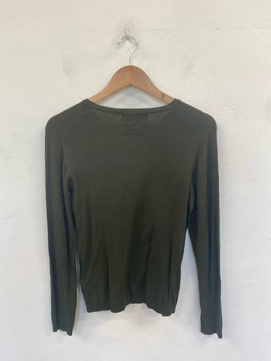 Silvian Heach Elegant Forest Green Jumper UK 12 AO001