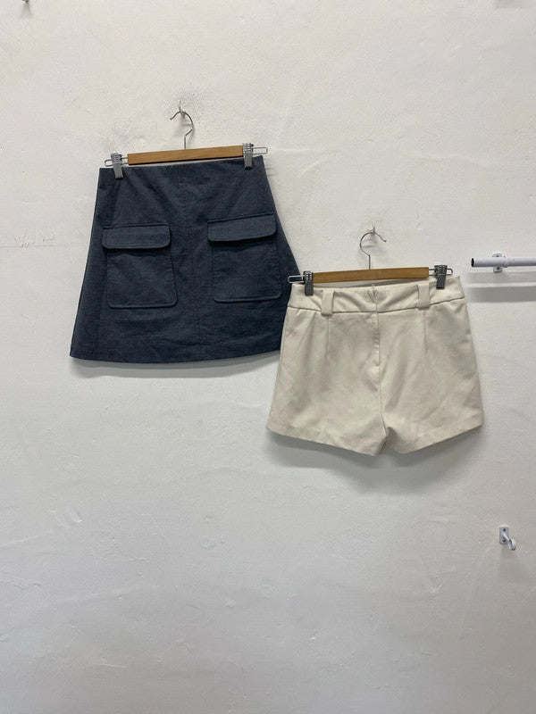 Fab summer shorts & skirt duo Uk8 Primark & H&M #8 JA001