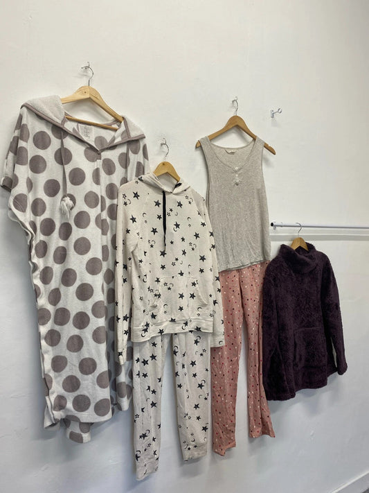 Fabulous Ladies Pyjama bundle M&S Uk10/12 F&F cosy #59 LD001