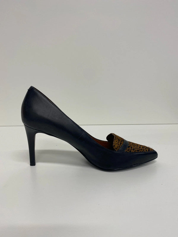 Next Fabulous Leather Animal Print Heels UK 7 KM005