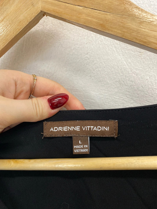 Gorgeous Adrienne vittadiini black low bust tie waist formal dress UK L AE001