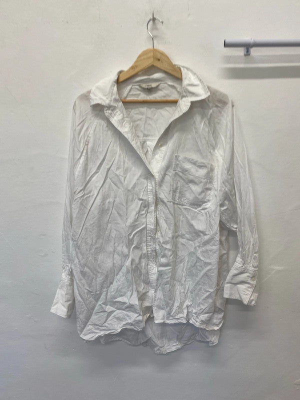Fabulous Oversized White Pure Cotton Uk20 Next shirt IM001