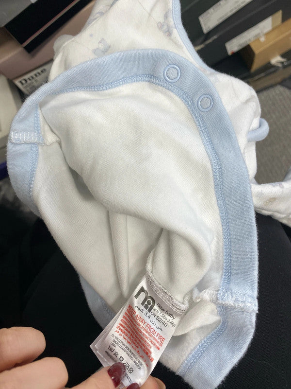 Lovely bundle of baby newborn blue clothing stripes Fred &flo next EW005 #7