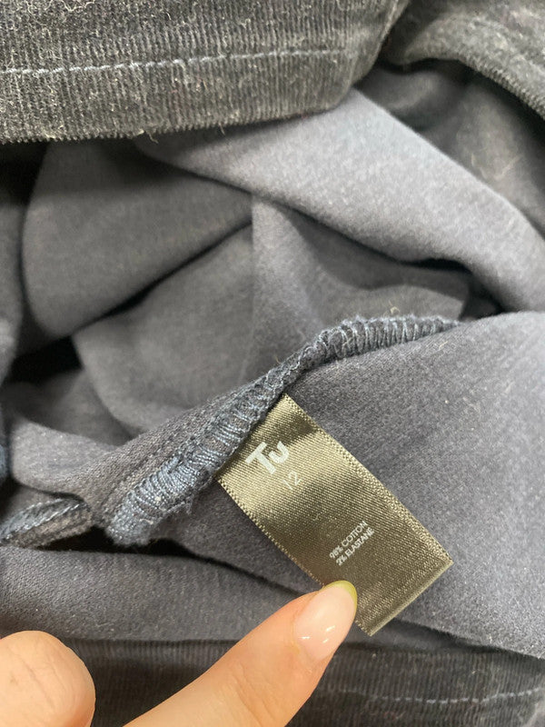 Lovely TU navy cord pinafore dress UK 12 MM005