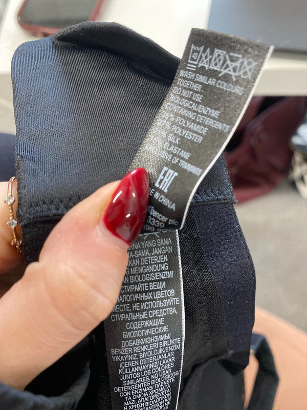 Gorgeous autograph sexy black lace bra UK 36F LB010