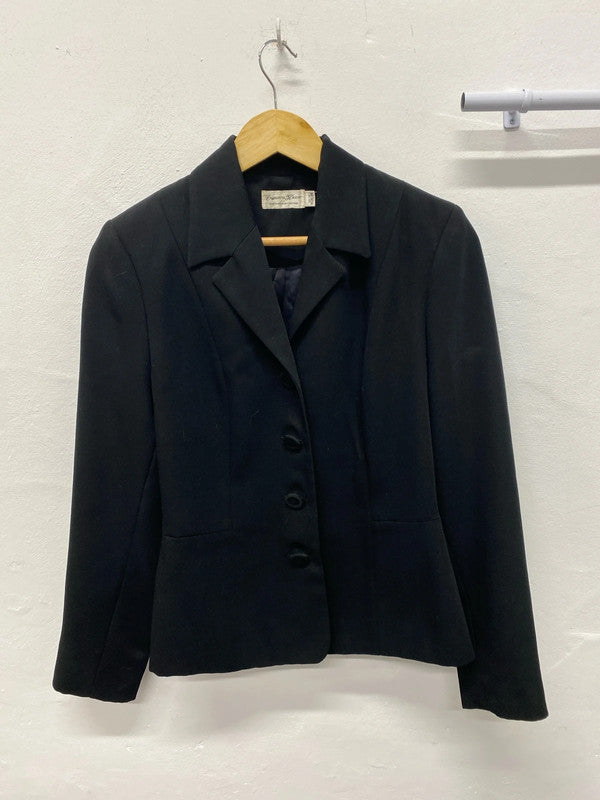 Charlotte Halton black smart jacket formal Uk10 1990’s MM005