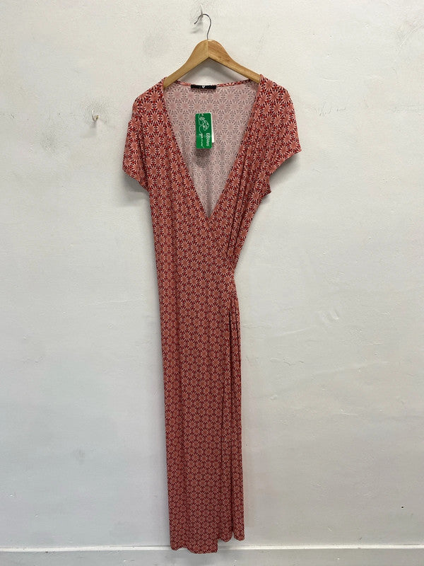 Stunning very apricot floral maxi dress nwt UK 16 JB005