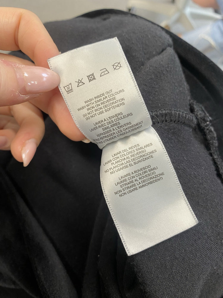 Lovely Juicy Couture Black Velvet Hoodie crop UK XS SD002