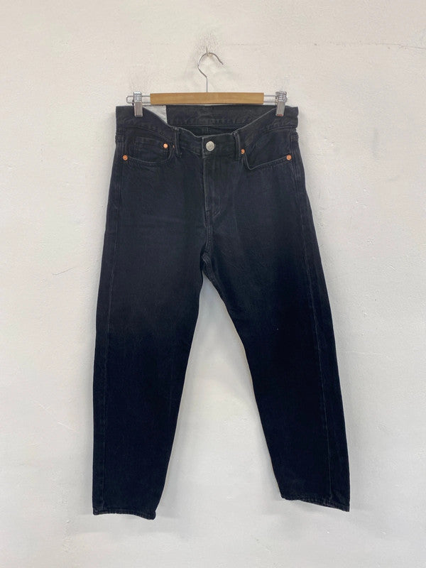 H&M Stylish Black Relaxed Fit Jeans 30W 32L SD002