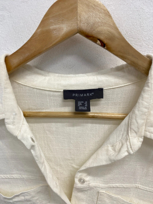 Gorgeous Primark cream shirt dress UK 16 LB005