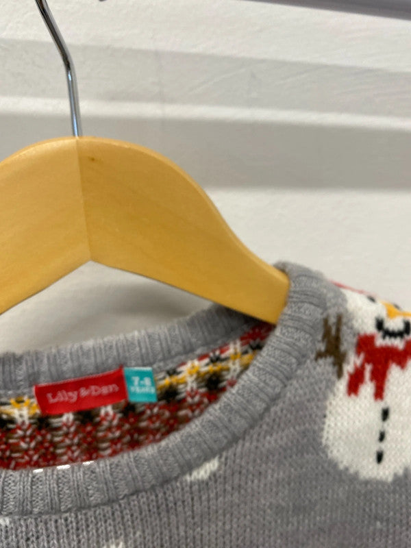 Fabulous Christmas Jumper Age 6-8 Lilly Dan bundle #47 LD003