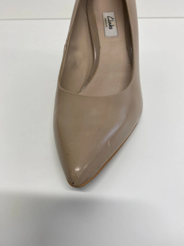 Clarks Stylish Narrative Nude Dinah Keer Heels UK 7 KM005
