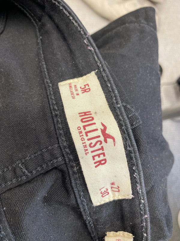 Lovely duo of Hollister jeans blue black skinny w27 jh001 #3