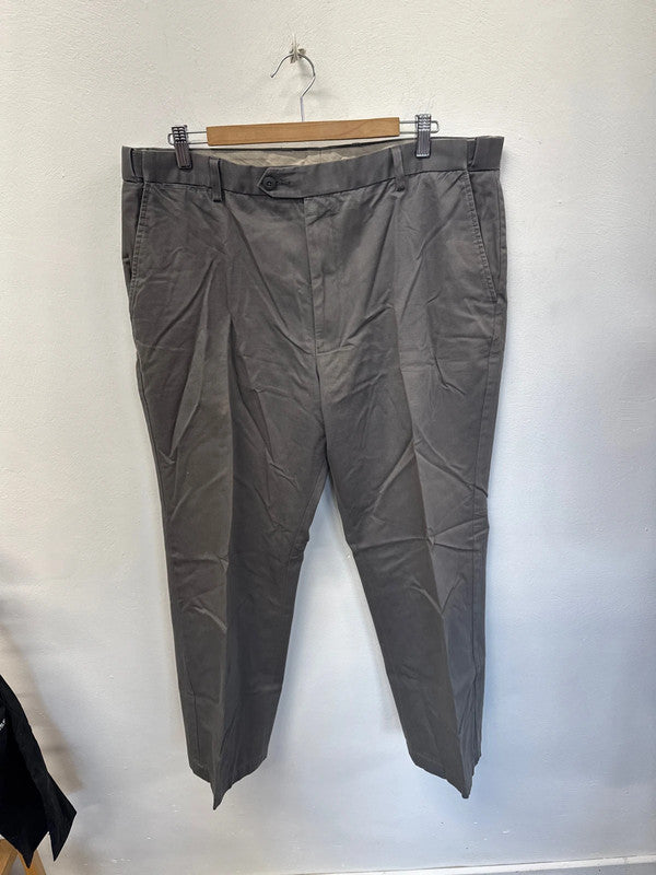 Classic gents 40s chinos grey cotton M&S NC001