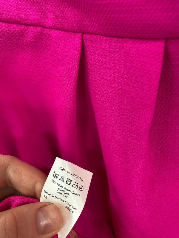 River Island Fabulous Hot Pink Mini Skirt UK 12 NN001