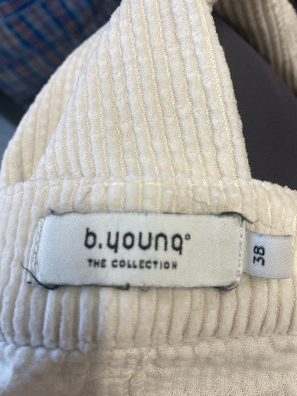 Fab B.Young cream ByDanna Pants wide leg ankle boho Uk10 CD001