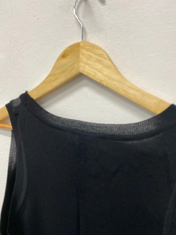 Fab Black Camisole classic slight shimmer Uk12 MB001