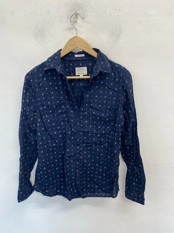 Lovely fatface navy pattern shirt UK 10 MM005