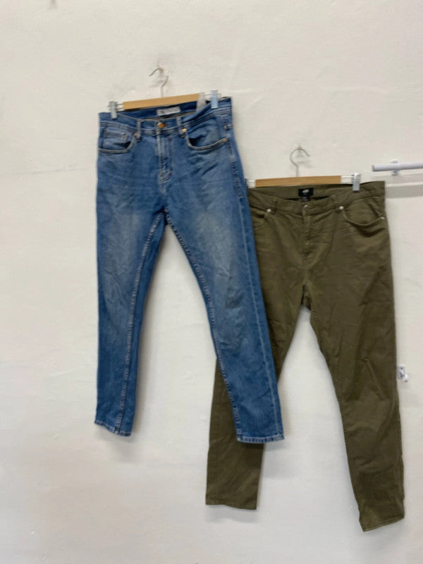 Duo of Men’s Jeans & Chinos 31/31 & H&M chinos 32/31 #2 JA001
