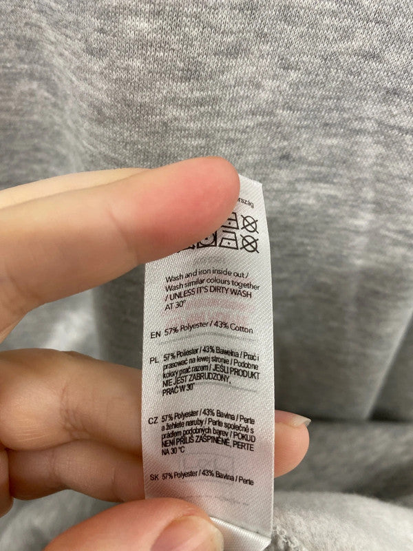 F&F Preppy Grey Sweater Dress UK 12 KS002