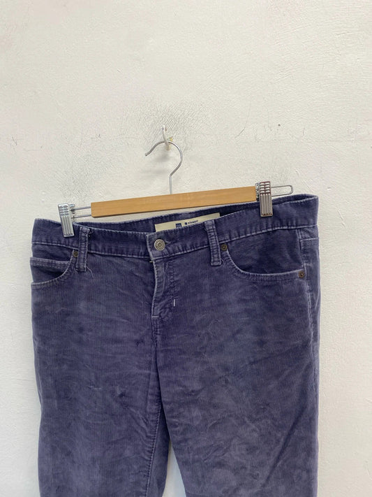 Lovely gap purple cord trousers UK 10 MM005