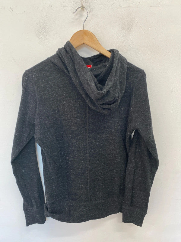 Fabulous Nike Charcoal Grey Marl hoodie UkL Ladies GW001
