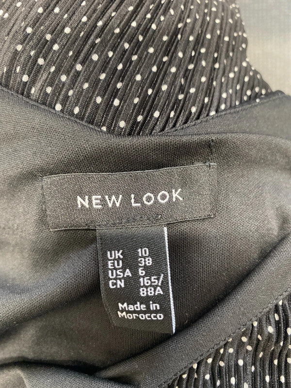 Lovely duo of frill black tops h&m new look #5 UK 10 JA001