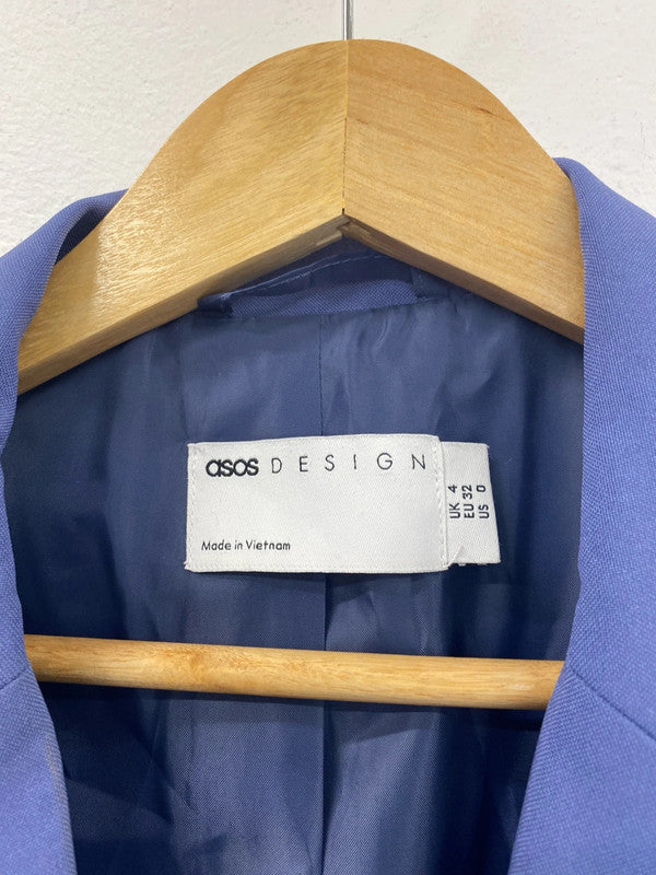 Asos Chic Dusty Blue Suit Set UK 4 MS002