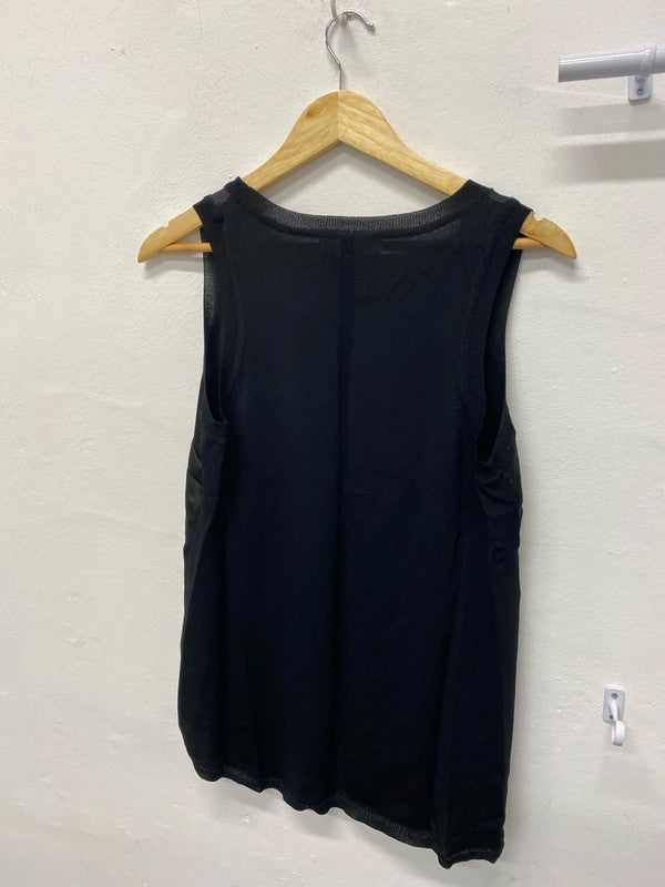 Fab Black Camisole classic slight shimmer Uk12 MB001
